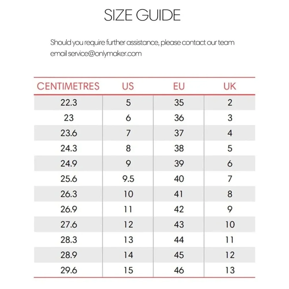 Onlymaker measurements new